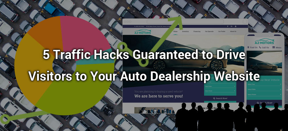 5 Traffic Hacks Guaranteed to Drive Visitors to Your Auto Dealership Website