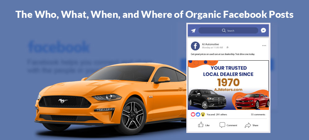 The Who, What, When, and Where of Organic Facebook Posts